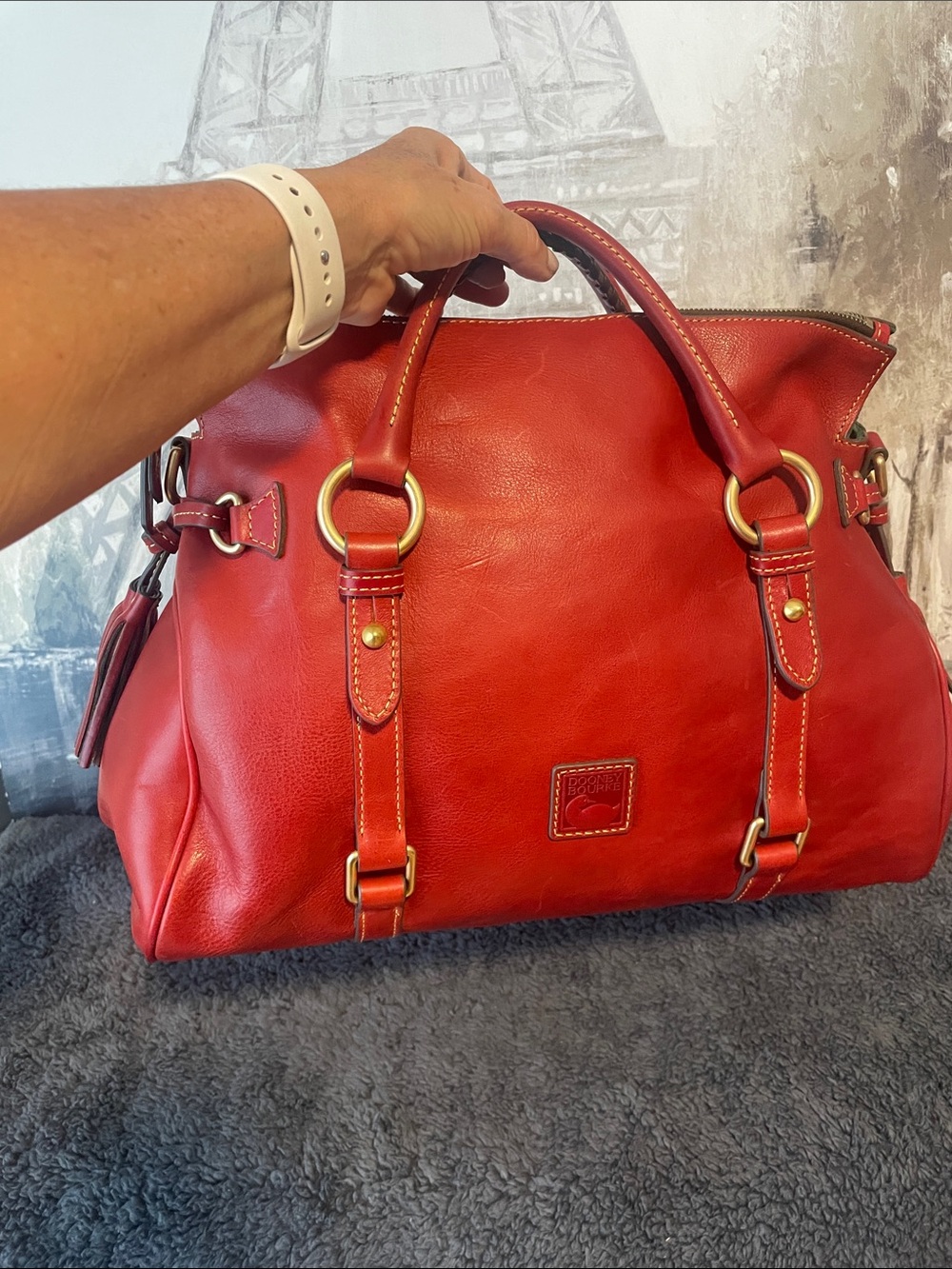 💋💄❤️Dooney & Bourke Florentine Satchel $588 ❣️Final Price Drop❣️ - Picture 5 of 17